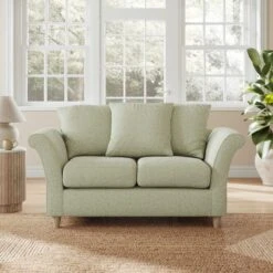 Dixie 2 Seater Sofa, Soft Texture Fabric
