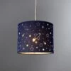 Space Laser Cut Glow In The Dark Lamp Shade 1 Space Laser Cut Glow In The Dark Lamp Shade -Dunelm 30912358