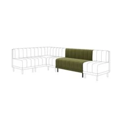 Amali Long Dining Bench, Boucle -Dunelm 30912436