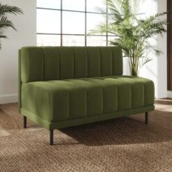 Amali Long Dining Bench, Boucle -Dunelm 30912436 alt01