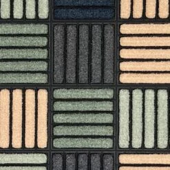 Scrape N Sorb Squares Outdoor Doormat -Dunelm 30916546 alt01
