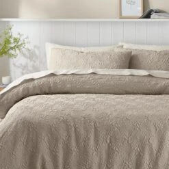 Astra Textured Floral Duvet Cover And Pillowcase Set 33 Astra Textured Floral Duvet Cover And Pillowcase Set -Dunelm 30918021 alt07