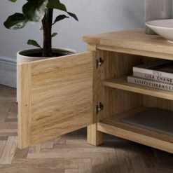 Olney Extra Wide TV Unit For TVs Up To 80" -Dunelm 30918567 alt02