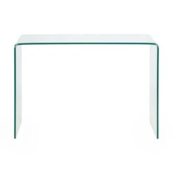Amalfi Bent Glass Console Table -Dunelm 30919033 alt02