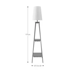 Remi Shelved Tripod Floor Lamp -Dunelm 30921578 alt08