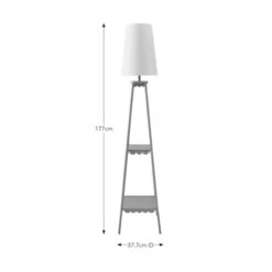 Remi Shelved Tripod Floor Lamp -Dunelm 30921601 alt08