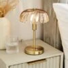 Lucille Glass Table Lamp -Dunelm 30921611