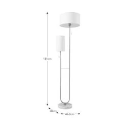 Sadie 2 Light Floor Lamp -Dunelm 30921614 alt08
