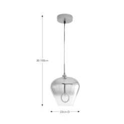 Aurora Adjustable LED Pendant Light 11 Aurora Adjustable LED Pendant Light -Dunelm 30921646 alt08