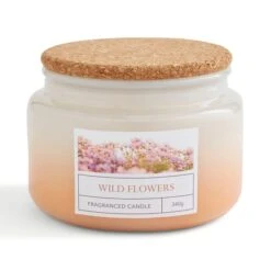 Wild Flowers Ombre Multi Wick Candle 7 Wild Flowers Ombre Multi Wick Candle -Dunelm 30922489 alt02