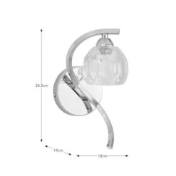 Alena Wall Light -Dunelm 30922541 alt08