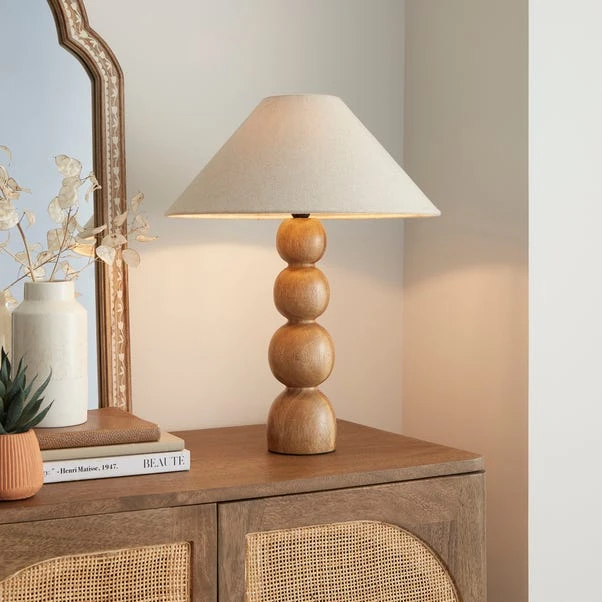 Fern Bobble Wooden Table Lamp Base 5 Fern Bobble Wooden Table Lamp Base - Image 3