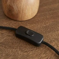 Fern Bobble Wooden Table Lamp Base 13 Fern Bobble Wooden Table Lamp Base -Dunelm 30922857 alt04