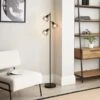 Austin Industrial Adjustable 3 Light Floor Lamp