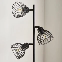 Austin Industrial Adjustable 3 Light Floor Lamp 10 Austin Industrial Adjustable 3 Light Floor Lamp -Dunelm 30922894 alt02