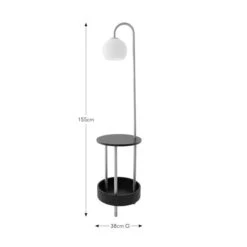 Georgi Shelved Floor Lamp 25 Georgi Shelved Floor Lamp -Dunelm 30922895 alt08