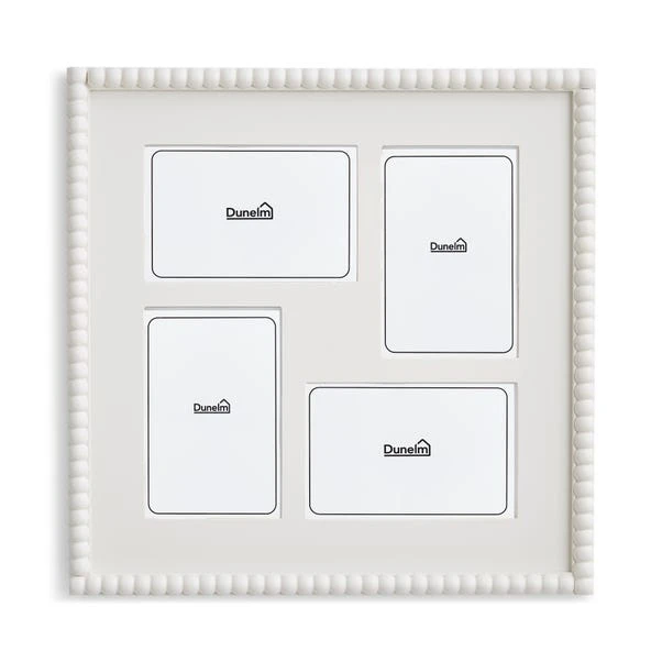 Bobbin Square White Multi Photo Frame 5 Bobbin Square White Multi Photo Frame - Image 3