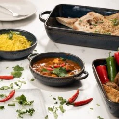 Stoneware Reactive Glaze Balti Dish