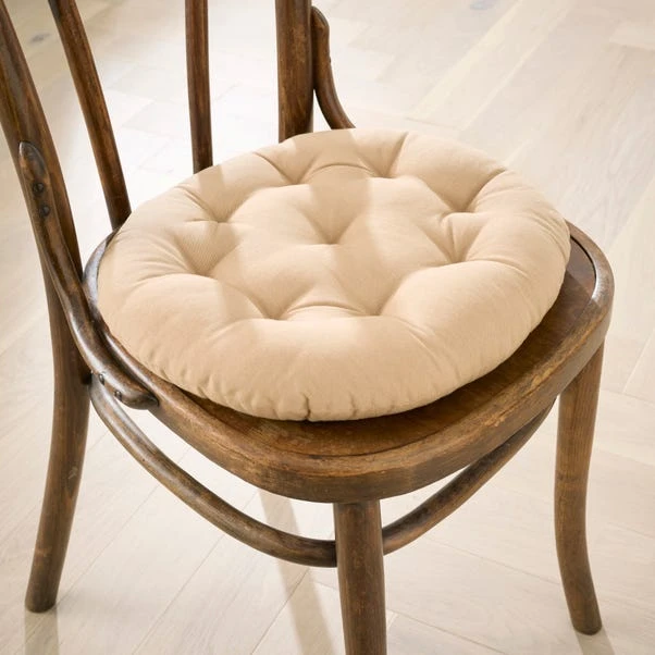 Bistro Cotton Round Seat Pad 5 Bistro Cotton Round Seat Pad - Image 3