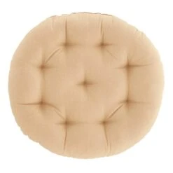 Bistro Cotton Round Seat Pad 15 Bistro Cotton Round Seat Pad -Dunelm 30923623 alt01