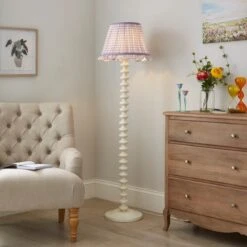 Carys Frilled Gingham Lamp Shade -Dunelm 30923637 alt03