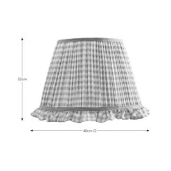 Carys Frilled Gingham Lamp Shade -Dunelm 30923637 alt08