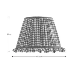 Carys Frilled Gingham Lamp Shade -Dunelm 30923638 alt08