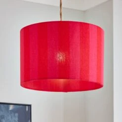 Beatrice Stripe Drum Lamp Shade -Dunelm 30923651