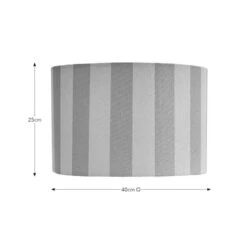 Beatrice Stripe Drum Lamp Shade -Dunelm 30923652 alt08