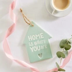 'Home Is Where You Are' Hanging Plaque