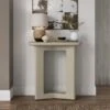 Rue Console Table, Concrete 2 Rue Console Table, Concrete -Dunelm 30924734