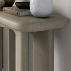 Rue Console Table, Concrete -Dunelm 30924734 alt02