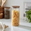 Acacia Ribbed Glass Jar -Dunelm 30925125