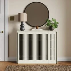 Mary Radiator Cover With Storage -Dunelm 30925287