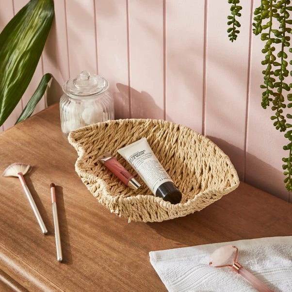 Wavy Shell Woven Storage Tray 3 Wavy Shell Woven Storage Tray