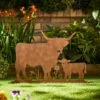 Iron Highland Cow Silhouette Ornament -Dunelm 30925703