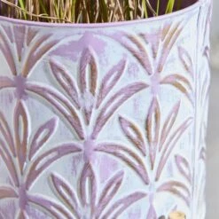 Metal Plant Pot On Gold Stand -Dunelm 30925724 alt01