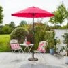 2m Fuschia Pink Shanghai Parasol -Dunelm 30925739
