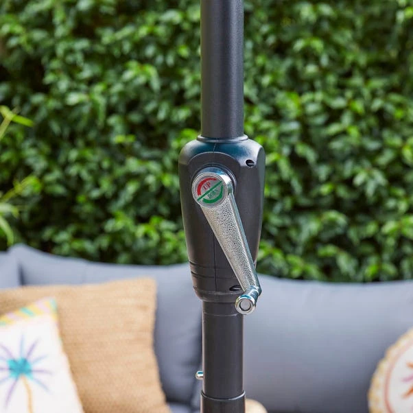 2.85m Peacock And Gold Carousel Parasol 7 2.85m Peacock And Gold Carousel Parasol - Image 5