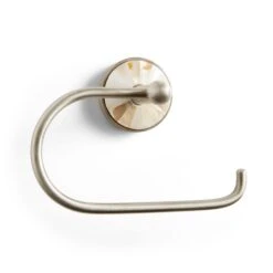 Mother Of Pearl Brushed Chrome Toilet Roll Holder 7 Mother Of Pearl Brushed Chrome Toilet Roll Holder -Dunelm 30925751 alt02