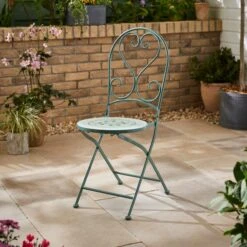 Amalfi Mosaic Effect Bistro Set -Dunelm 30925822 alt03