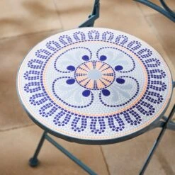 Amalfi Mosaic Effect Bistro Set -Dunelm 30925823 alt05