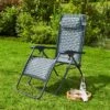 Polkadot Monochrome Print Padded Lounger 2 Polkadot Monochrome Print Padded Lounger -Dunelm 30925859