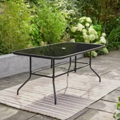 10 Piece Rectangular Garden Dining Set -Dunelm 30925860 alt02