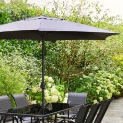 10 Piece Rectangular Garden Dining Set -Dunelm 30925860 alt09