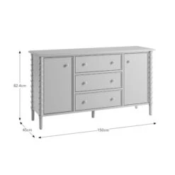 Pippin Stone Large Sideboard 17 Pippin Stone Large Sideboard -Dunelm 30926171 alt09