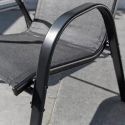 Set Of 2 Textilene Stacking Chairs -Dunelm 30926401 alt02