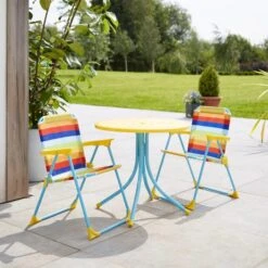 Children's Rainbow Patio Set -Dunelm 30927248 alt03