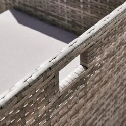 Grey Rattan 4 Seater Dining Cube Set 14 Grey Rattan 4 Seater Dining Cube Set -Dunelm 30927273 alt04