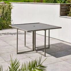 Grey Rattan 4 Seater Dining Cube Set 16 Grey Rattan 4 Seater Dining Cube Set -Dunelm 30927273 alt06